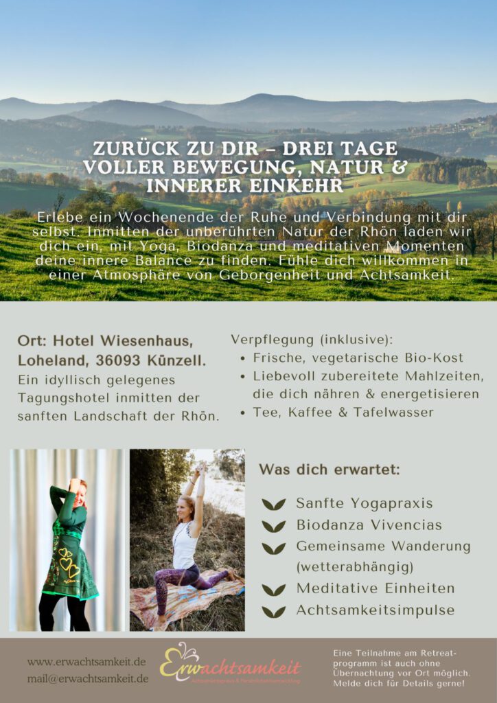 Angebot Yoga & Biodanza Retreat Rhön 2026 - Seite 2
